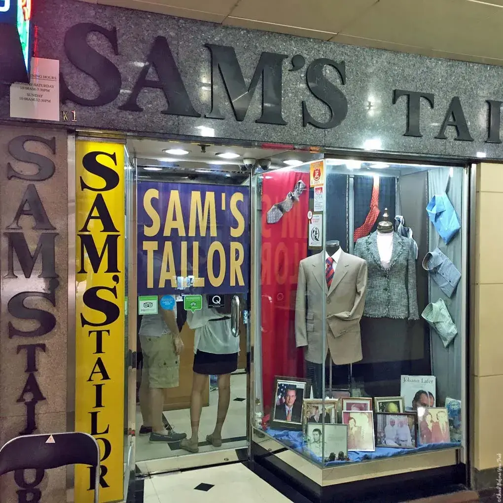 Sam's Tailor, Hong Kong