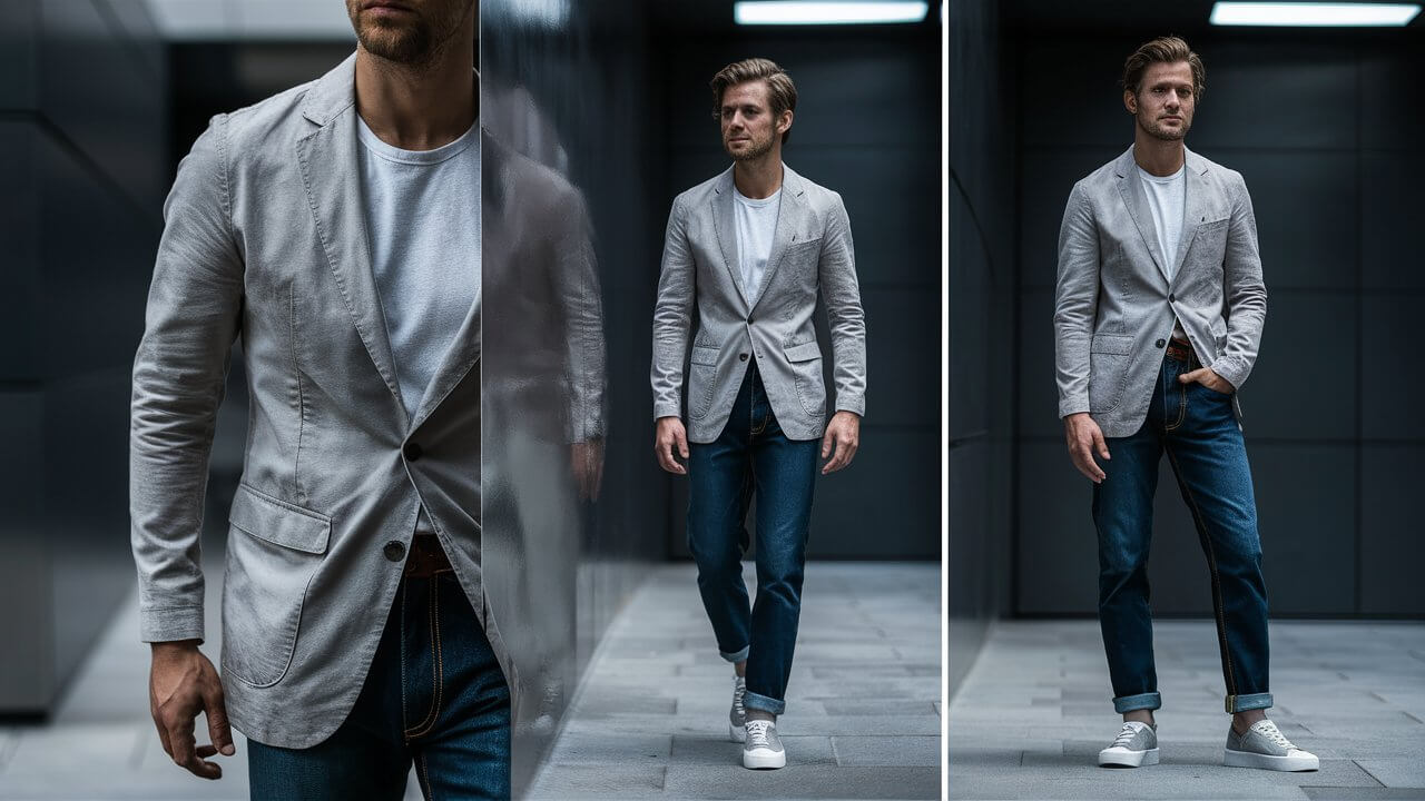 casual blazer used by men