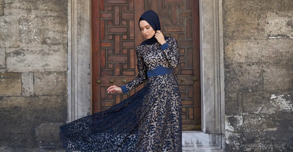 Gamis Batik Modern untuk Pesta Pernikahan